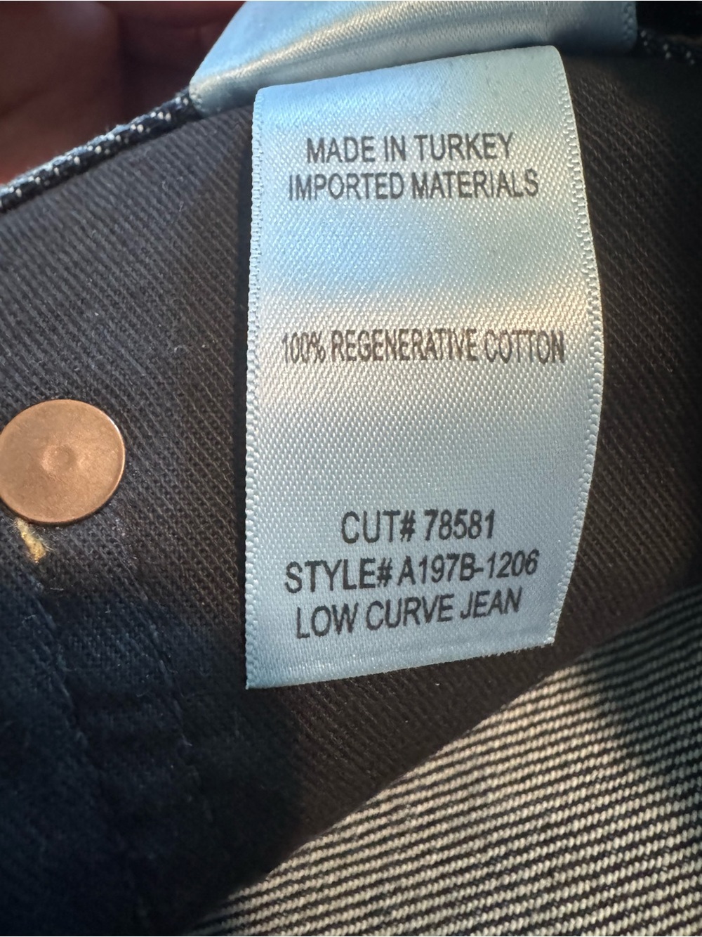 Agolde Low Curve Jeans- Pendulum- Size 28 - Picture 4 of 4